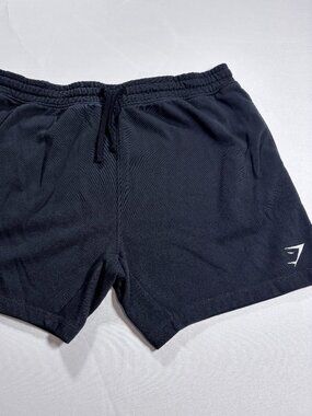 Gymshark Crest Sweat Shorts XXXL Black Drawstring Gym Bodybuilding Men’s